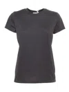 Mazzarelli Round Neck Short Sleeve T-shirt In Black