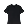 Mazzarelli Tonal-stitching Short-sleeve T-shirt In Black