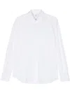 Mazzarelli Textured-finish Shirt In 白色