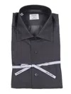 Mazzarelli Twill Slim Fit Shirt In Gray