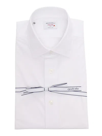 MAZZARELLI WHITE FREETIME SHIRT