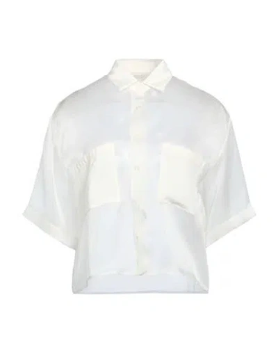 Mazzarelli Woman Shirt Off White Size 4 Silk