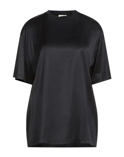 Mazzarelli Woman T-shirt Midnight Blue Size M Viscose, Elastane