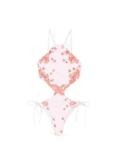 Mazzei Cut-out Swimsuit In Multi