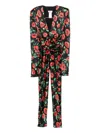 Mazzei Flower-print Jumpsuit In Multi