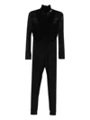 Mazzei Mesh-panels Jumpsuit In Black