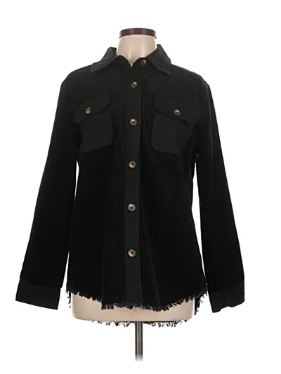 Pre-owned Mb Design Long Sleeve Button Down Shirt In Black