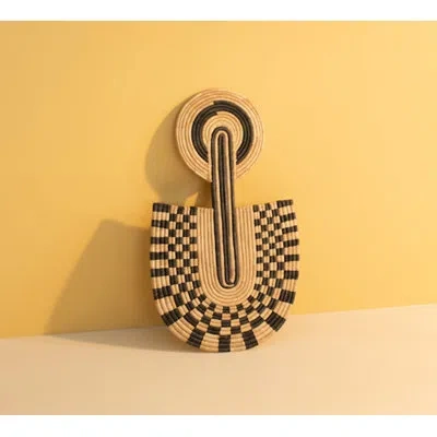 Mbare Abstract Wall Mask 1 Pattern In Beige