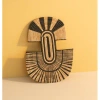 Mbare Abstract Wall Mask 2 Pattern In Beige