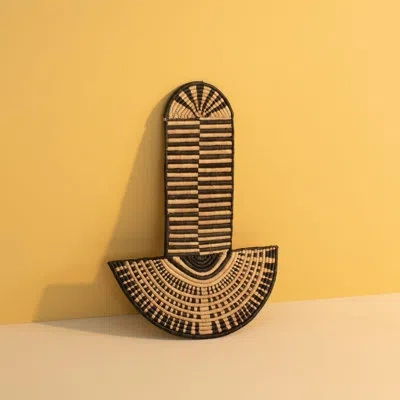 Mbare Abstract Wall Mask 3 Pattern In Beige