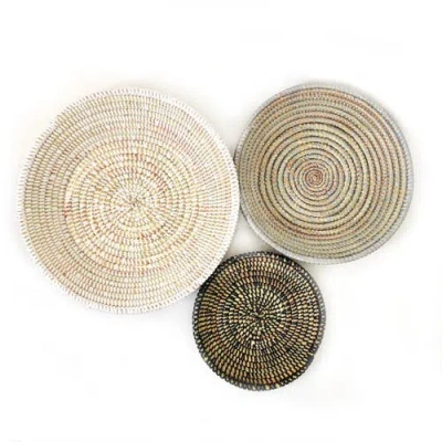 Mbare Catch-all / Planter Basket In Black, Gray, White