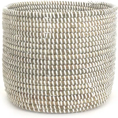 Mbare Catch-all / Planter Basket Monochrome In White