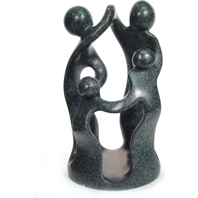 Mbare Dancing Family Of 4 In Black