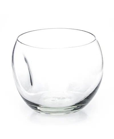 Mbare Dented Round Whiskey Tumbler, 400ml/13.5 oz In Transparent