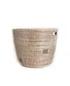 Mbare Flat Lid Storage Basket Squares Low Storage In Neutral