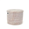 Mbare Flat Lid Storage Basket Monochrome Low Storage In White