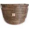 Mbare Flat Lid Storage Basket Squares Low Storage In Black