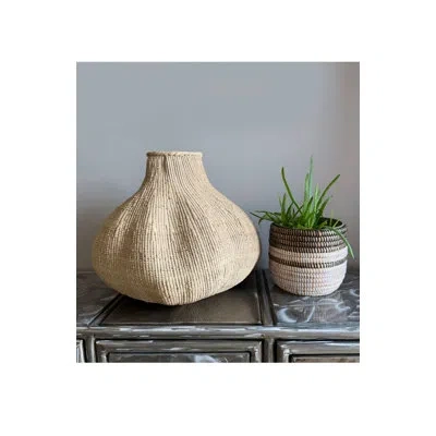 Mbare Garlic Basket In Beige