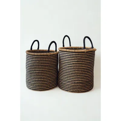 Mbare Handwoven Hamper In Brown