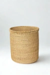 Mbare Handwoven Hamper With Lid In Brown