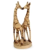 Mbare Jacaranda Giraffe Pair In Brown
