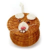 Mbare Lidded Basket Dumbo Elephant Pink In Toothy Mouse