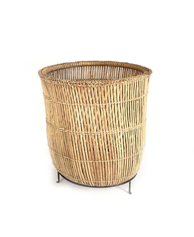 Mbare Lozi Fishtrap Basket In Neutral