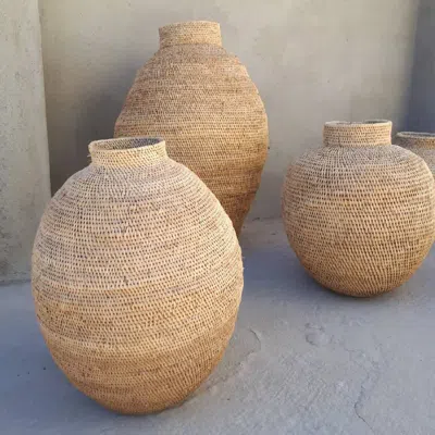 Mbare Ltd Buhera Baskets In Neutral
