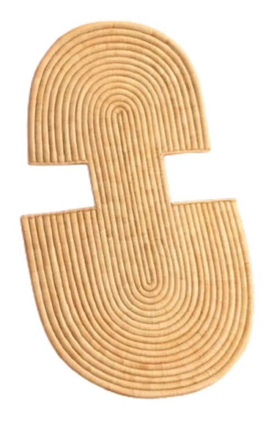 Mbare Natural Abstract Wall Mask In Neutral