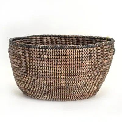 Mbare Oval Basket In Black