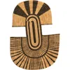 Mbare Pattern Abstract Wall Mask In Brown