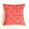 Mbare Sadza Circles Pillow Cover In Coral