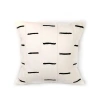 Mbare Sadza Dashes Pillow Cover 46cm In White