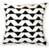 Mbare Sadza Triangles Pillow Cover 46cm In White