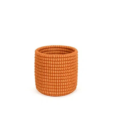 Mbare Succulent Planter Basket In Orange