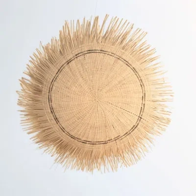 Mbare Sun Circle Natural - Wall Art 36"