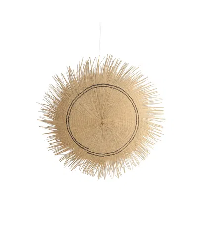 Mbare Sun Circle Wall Art In Brown