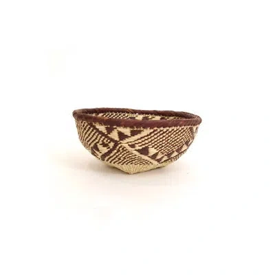 Mbare Tonga Basket Bowls In Beige
