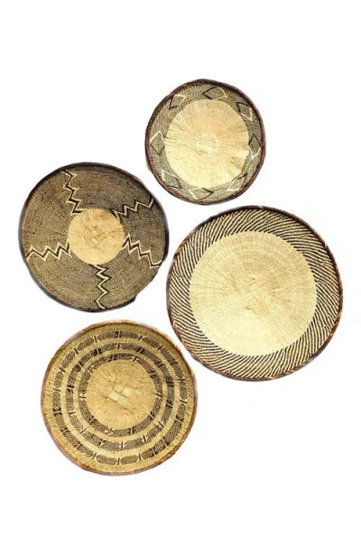 Mbare Tonga Wall Decor Basket In Brown