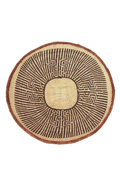 Mbare Tonga Wall Decor Basket In Brown