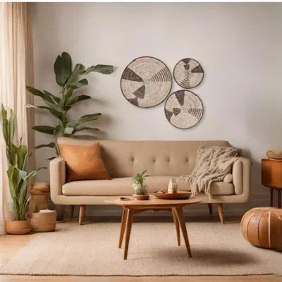 Mbare Wall Basket Graphic Print And