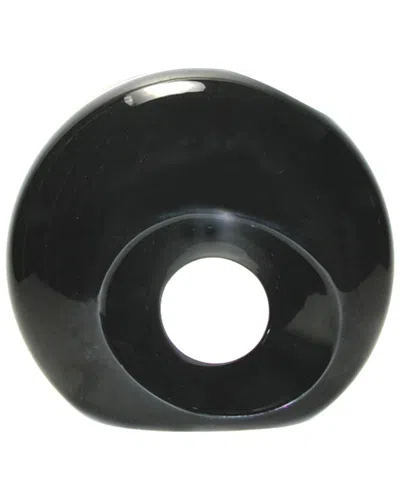 Mbi Home Decor Mbi Home Décor Global Black Ceramic Vase