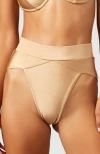 Mbm Swim Aspire Bikini Bottom In Neutral