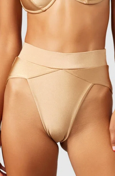 Mbm Swim Aspire Bikini Bottom In Neutral