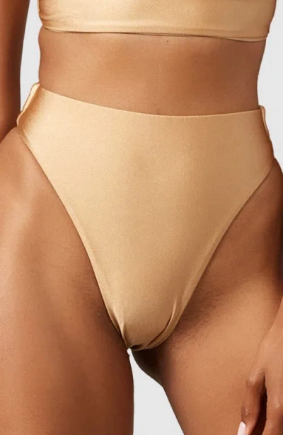 Mbm Swim Passion Bikini Bottom In Neutral