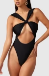 Mbm Swim Sahar One-piece Swimsuit In Black