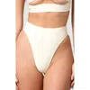 Mbm Swim Wish Bikini Bottom In Cream