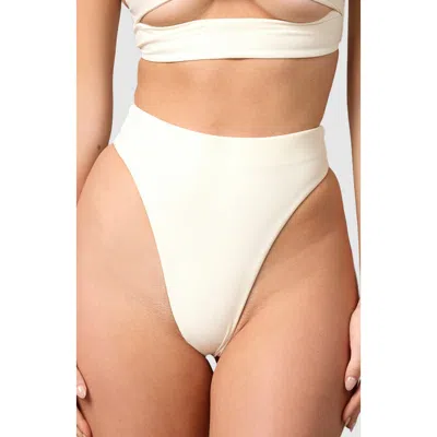 Mbm Swim Wish Bikini Bottom In Cream