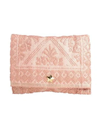 M★brc Woman Handbag Salmon Pink Size - Cotton