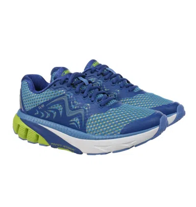 Mbt Men's Gt 18 Running Shoes In Navy Blue/lemon Green In Multi